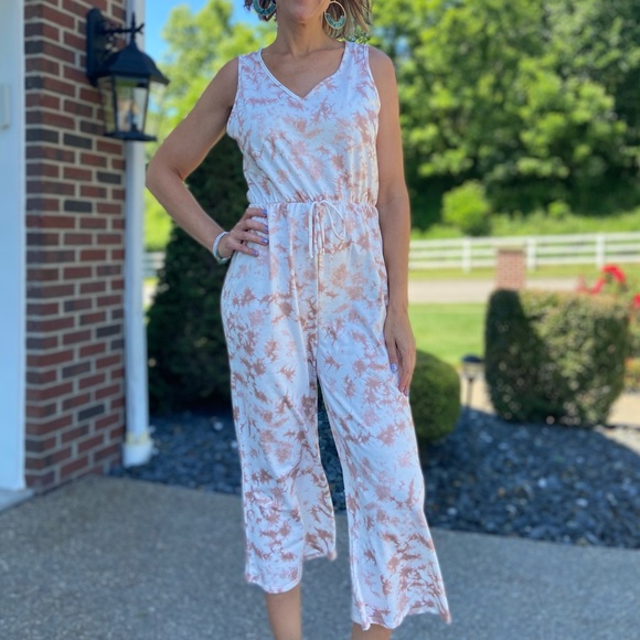 Easy Days Tie Dye Jumpsuit - Picture 2 of 6